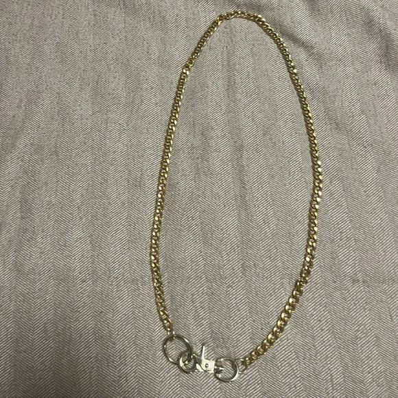 NWOB Loop Choker Gold Wrap Necklace by Luneprint - Picture 4 of 4